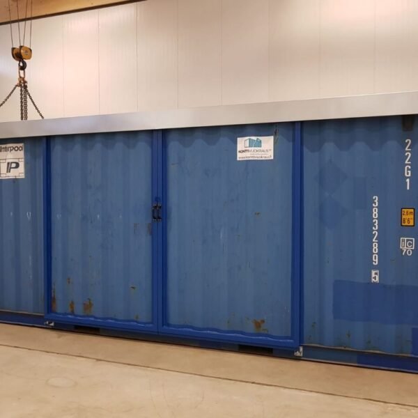 20ft Hi Cube Container (9′ 6″ high) suitable for IBC storage Sliding Door
