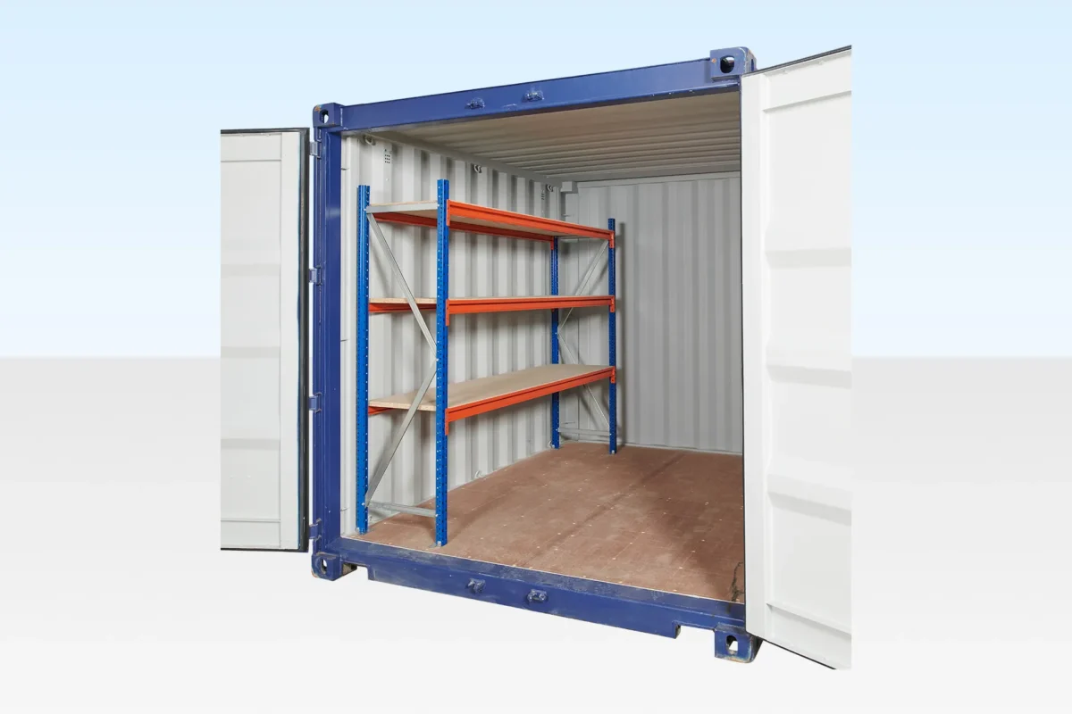 Adjustable, Heavy Duty Three Tier Container Racking (Single Bay ...