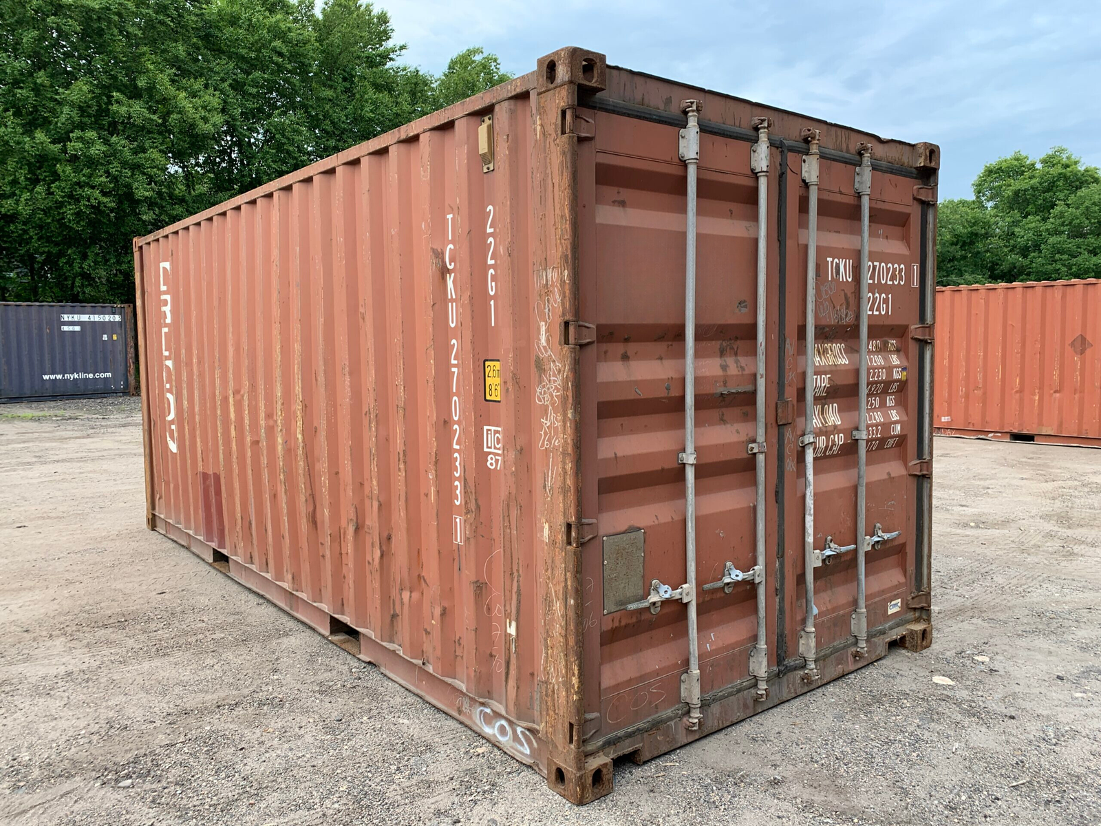 Untitled-design-51.png 20′ x 8′ x 8.5′ Tall –Used Shipping / Storage Container-Wind and Watertight – BRICK - Image 1