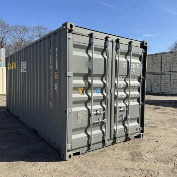 20′ x 8′ x 8.5′ Tall– New Shipping/Storage Container – Wind and Watertight – Gray
