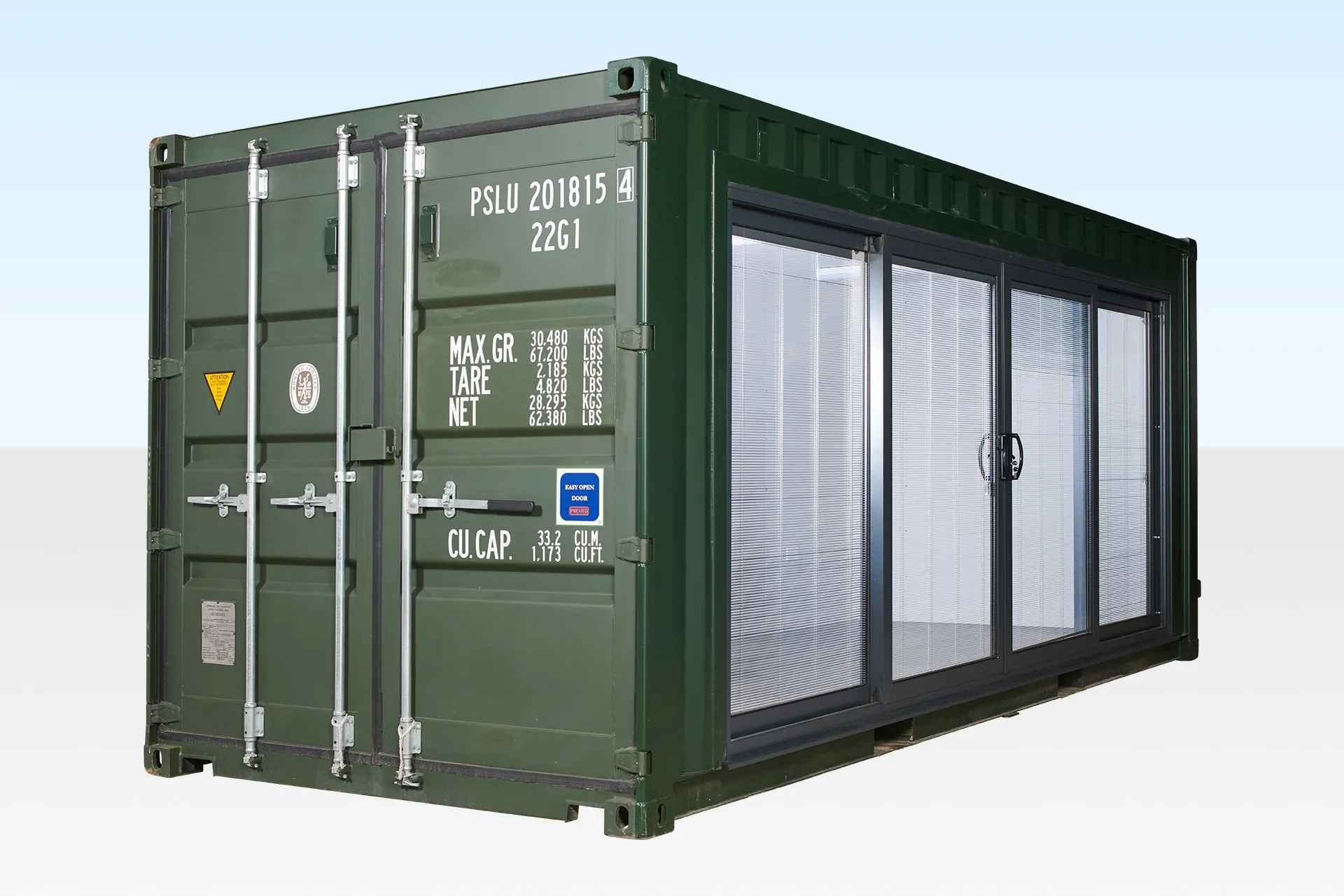 1205-Container-Garden-Office.webp 20ft Container Home Office - Image 1