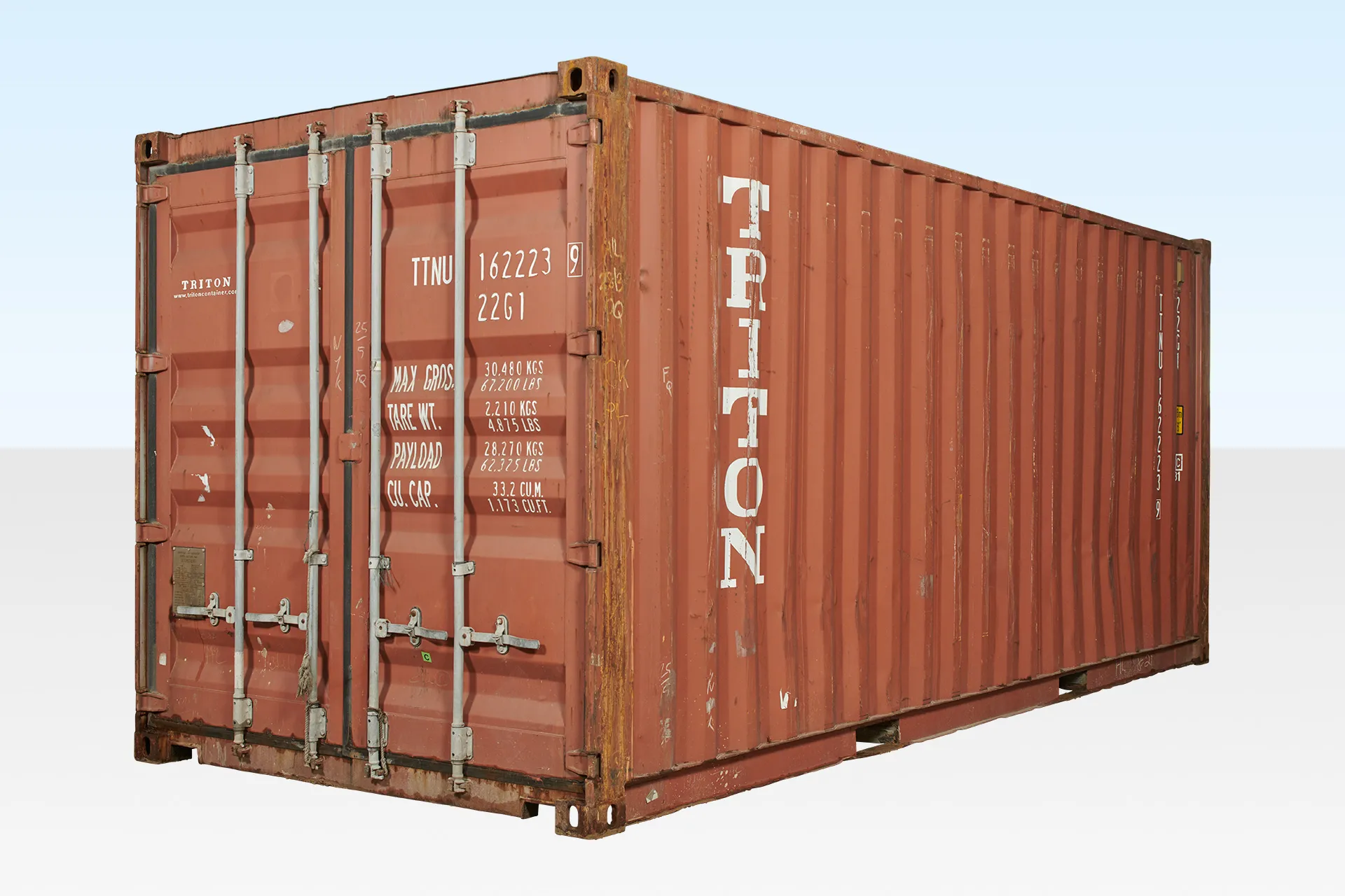 353-Used-20ft-Container.webp 20FT Used Shipping Container Wind and Watertight - Image 1