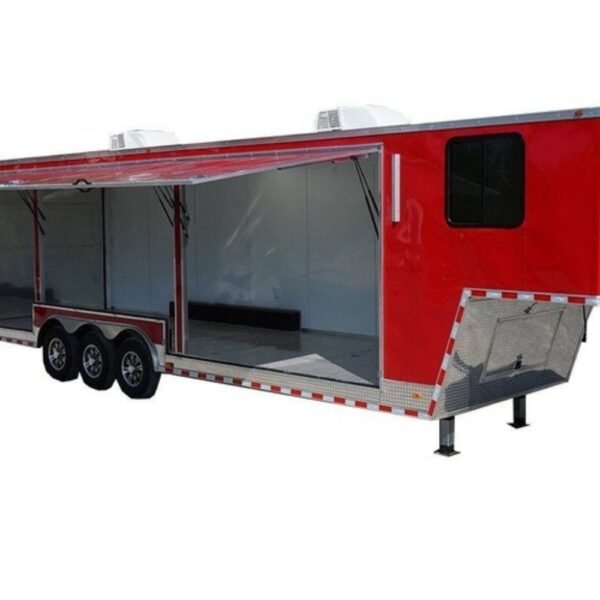 8.5 x 36′ Red King Pin Fifth Wheel Trailer