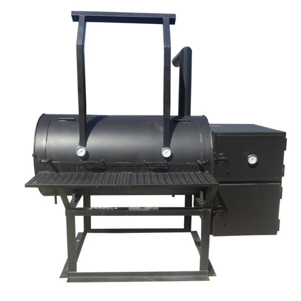 250 Gal Patio Grill Smoker Single Door with Counter Weight