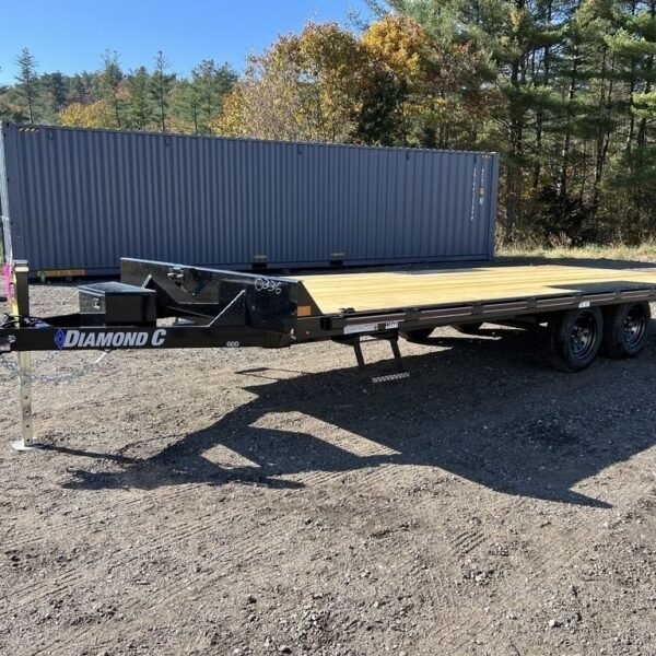 2024 Diamond C 8.5×20 7K Deckover Trailer w/Slide-In Ramps