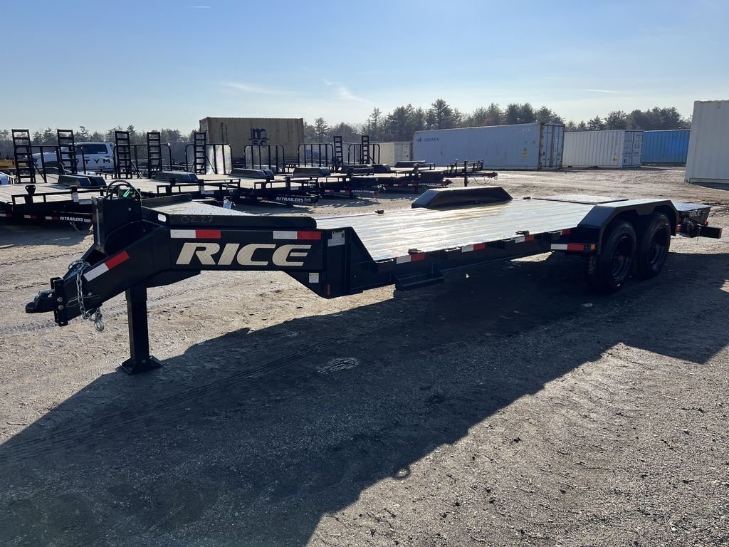 Equipment-Trailers-b.jpg 2024 Rice Trailers 7X18 Promax Industrial 21K Equipment w/Hydraulic Jack & Full Width Ramps - Image 1