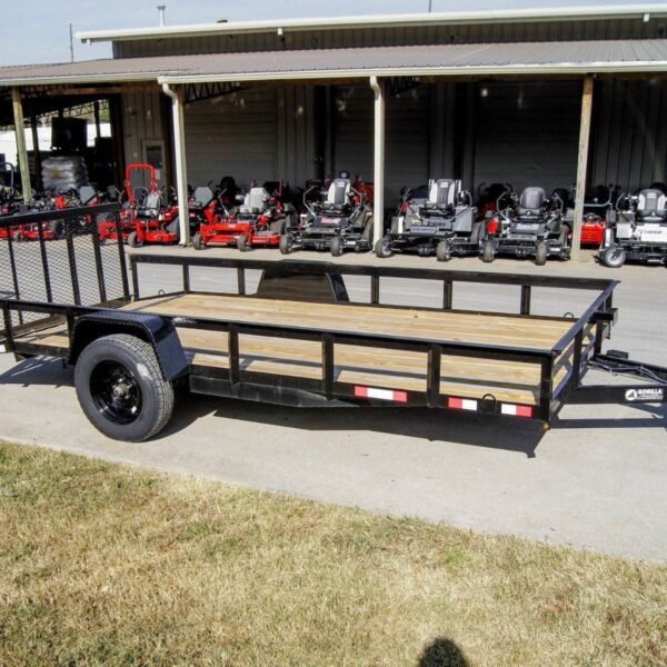 7×14 Dovetail Utility Trailer 3,500lb Axle with Brake