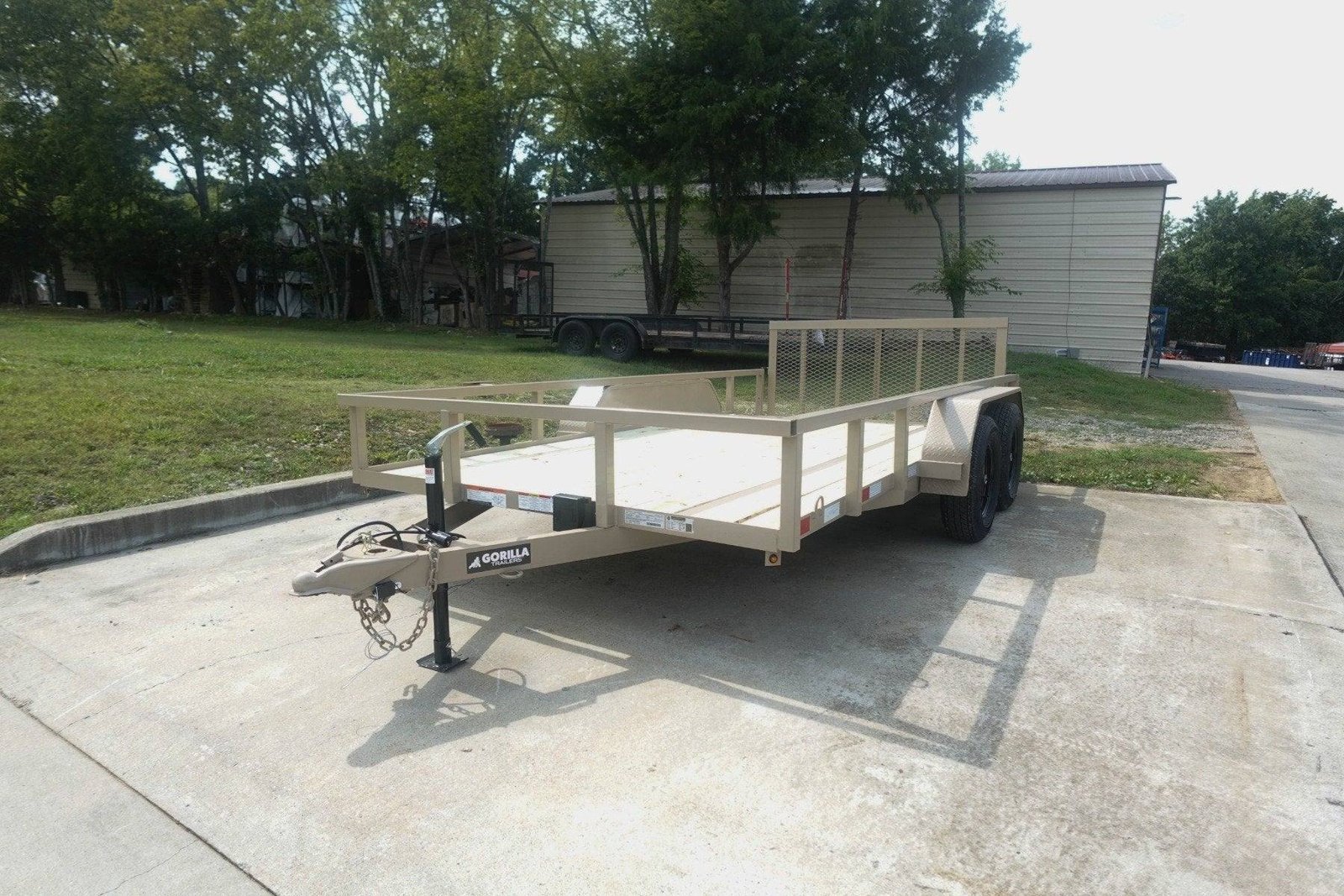 dsc01081-3.jpg 7×14 Straight Deck Tube Top Utility Trailer (2) 3,500lb Axles - Image 1