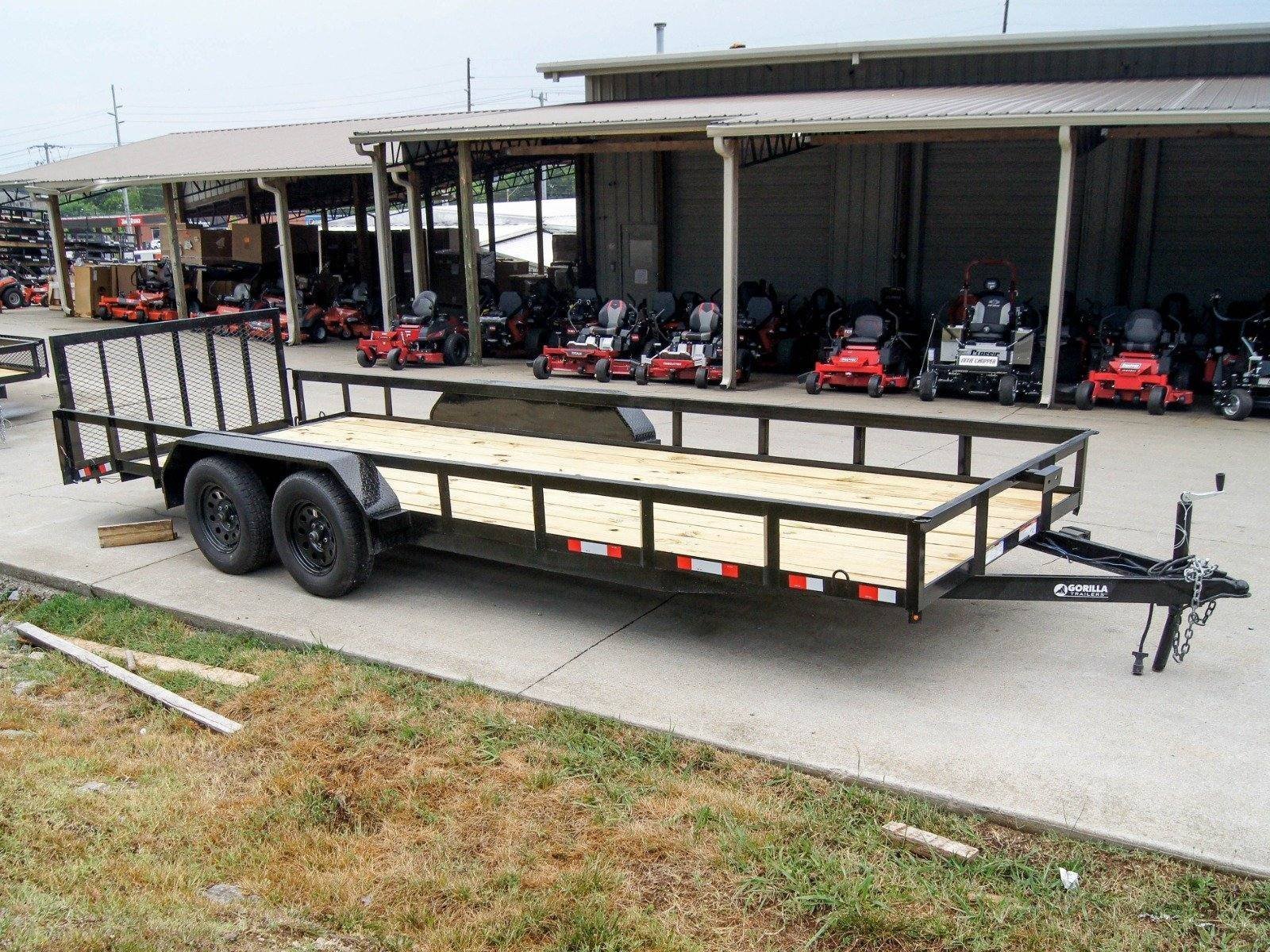 dsc08153_2-1.jpg 6.4×20 Dovetail Utility Trailer (2) 3500lb Axles - Image 1