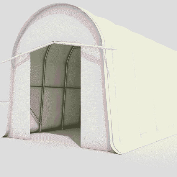 Carport canopy <br> 16W 45L 16H (ft)