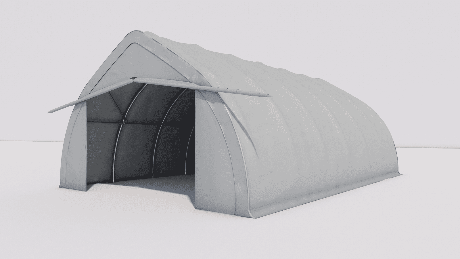20-30-12-right.png Carport canopy <br> 20W 30L 12H (ft) - Image 1