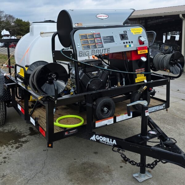 Hot Water Pressure Washer Trailer Bundle 4.0 GPM Simpson BB65108