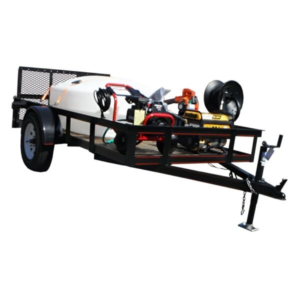 Simpson Pressure Washer 3100 PSI Utility Trailer Package Deal