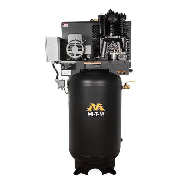 MI-T-M ACS-46305-80VM 80-Gallon 5.0 HP 460V Air Compressor