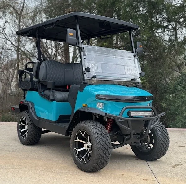 2026 Denago EV Nomad XL 4 Passenger Lifted Lithium Golf Carts for Sale
